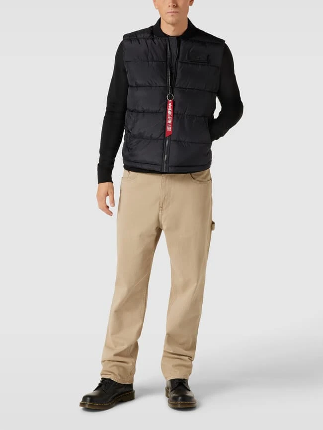 Alpha Industries Steppweste Mit Label-Patch Modell 'Puffer' - Schwarz 1 Alpha Industries Steppweste Mit Label-Patch Modell 'Puffer' - Schwarz