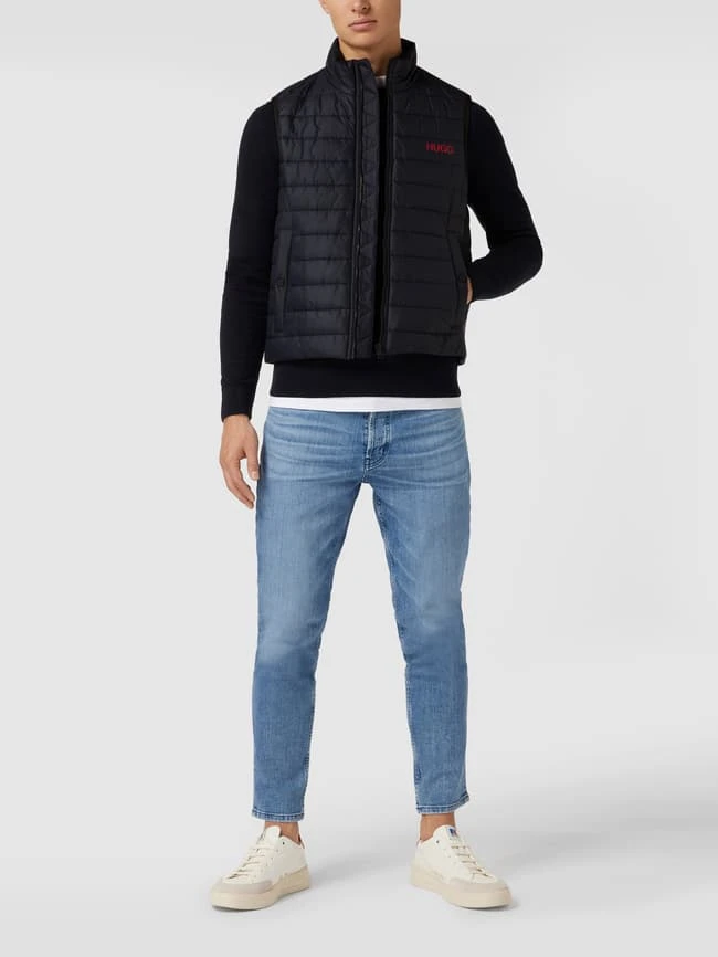HUGO Steppweste Mit Stehkragen - Marineblau 1 HUGO Steppweste Mit Stehkragen - Marineblau