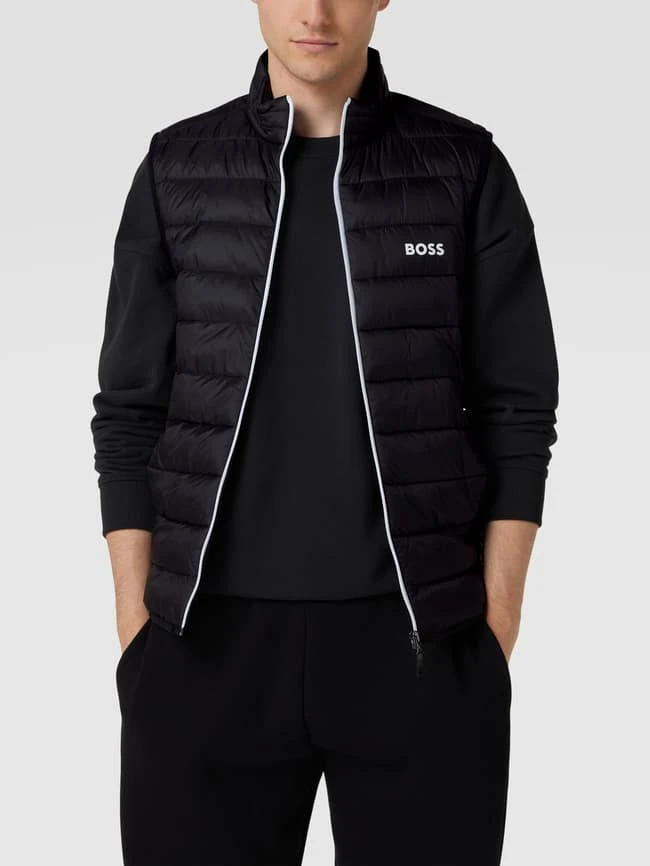 BOSS Athleisurewear Steppweste Mit Stehkragen Modell 'THOR' - Schwarz 4 BOSS Athleisurewear Steppweste Mit Stehkragen Modell 'THOR' - Schwarz – Bild 4