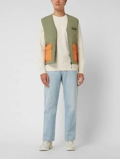 Napapijri Steppweste Mit Pattentaschen Modell 'Ski' - Olivgrün