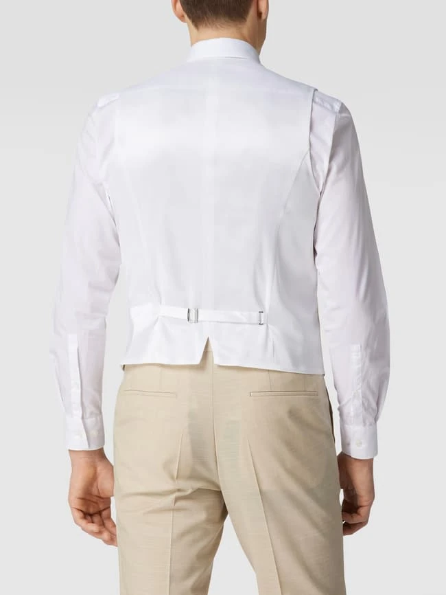 HUGO Anzugweste Mit Paspeltaschen - Beige 5 HUGO Anzugweste Mit Paspeltaschen - Beige – Bild 5