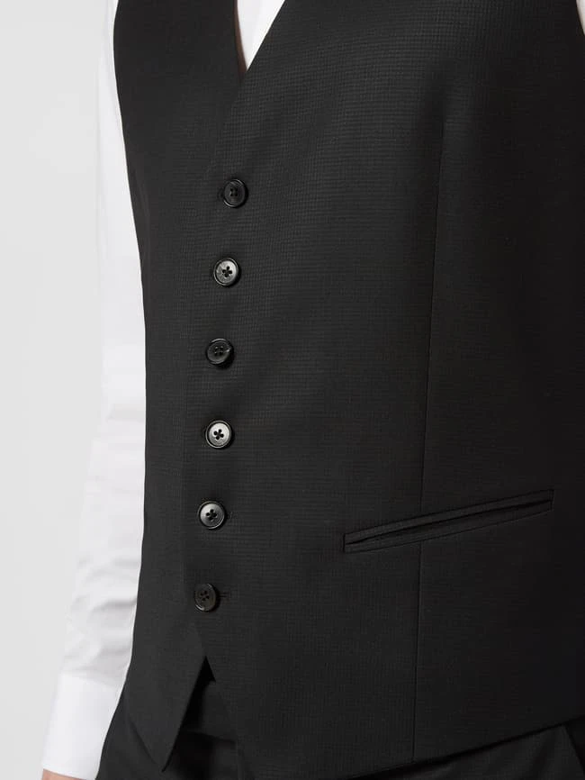 JOOP! Collection Slim Fit Weste Mit Webstruktur Modell 'White' - Schwarz 3 JOOP! Collection Slim Fit Weste Mit Webstruktur Modell 'White' - Schwarz – Bild 3