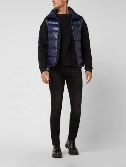 Peuterey Daunenweste Mit Kapuze Modell 'Donoma' - Marineblau