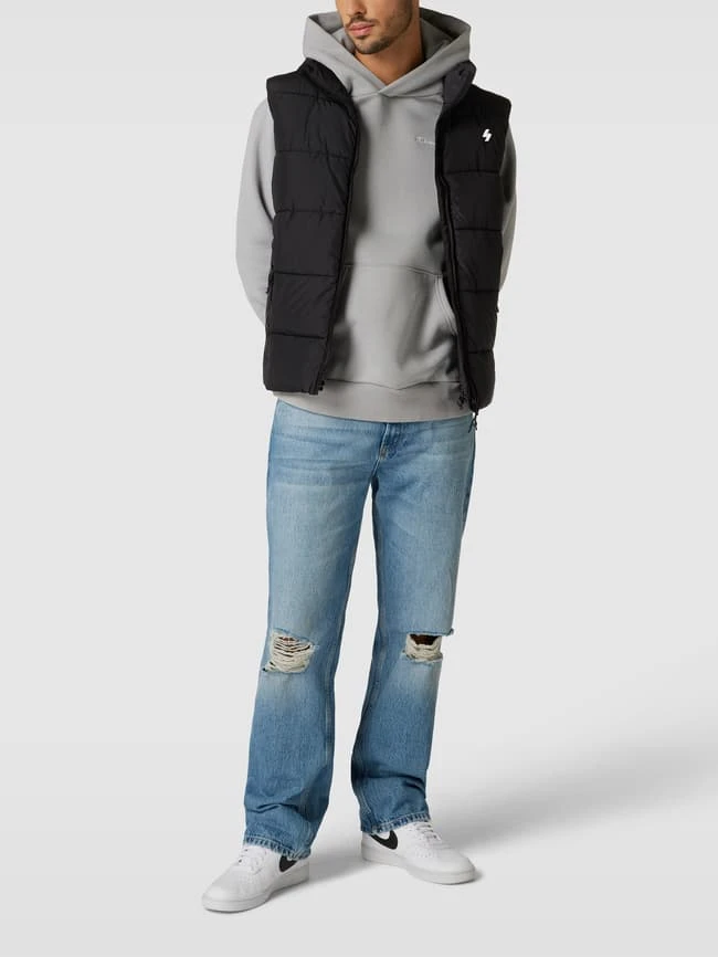 Superdry Steppweste Mit Reißverschlusstaschen - Schwarz 1 Superdry Steppweste Mit Reißverschlusstaschen - Schwarz