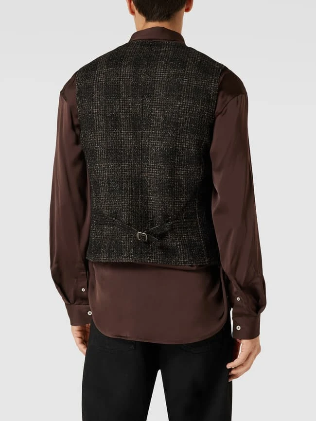 CG - Club Of Gents Weste Mit Label-Detail Modell 'Mosley' - Dunkelbraun 5 CG - Club Of Gents Weste Mit Label-Detail Modell 'Mosley' - Dunkelbraun – Bild 5