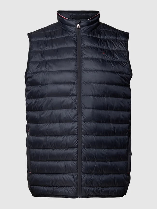 Tommy Hilfiger Big & Tall PLUS SIZE Steppweste Mit Label-Stitching - Marineblau 2 Tommy Hilfiger Big & Tall PLUS SIZE Steppweste Mit Label-Stitching - Marineblau – Bild 2