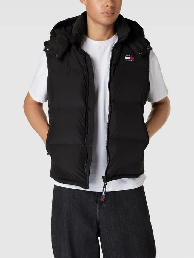 Tommy Jeans Steppweste Mit Label-Stitching Modell 'ALASKA' - Schwarz 4 Tommy Jeans Steppweste Mit Label-Stitching Modell 'ALASKA' - Schwarz – Bild 4