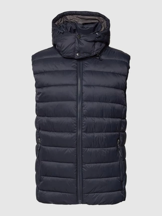 Superdry Steppweste Mit Abnehmbarer Kapuze - Dunkelblau 2 Superdry Steppweste Mit Abnehmbarer Kapuze - Dunkelblau – Bild 2