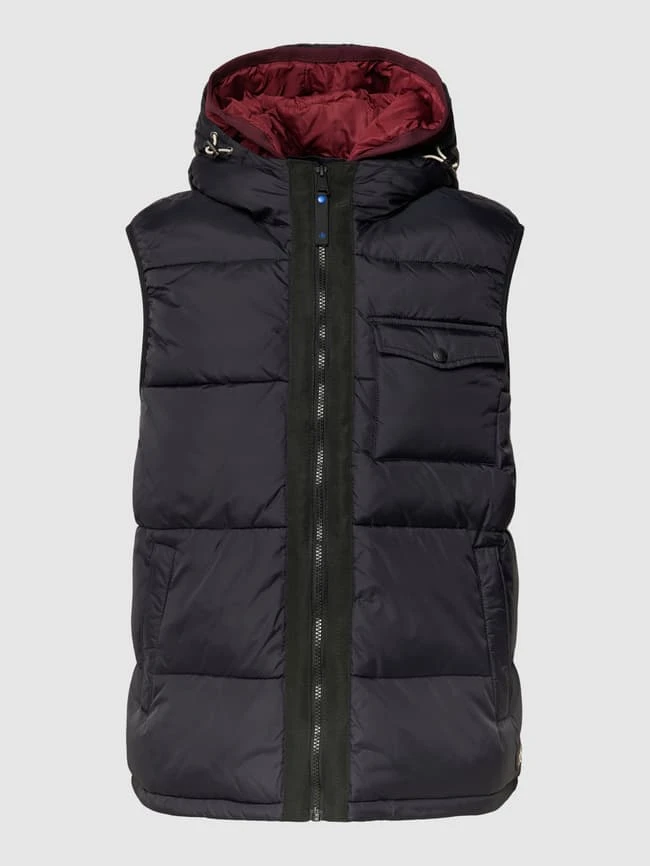 Scotch & Soda Steppweste Mit Kapuze Modell 'bodywarmer' - Schwarz 2 Scotch & Soda Steppweste Mit Kapuze Modell 'bodywarmer' - Schwarz – Bild 2