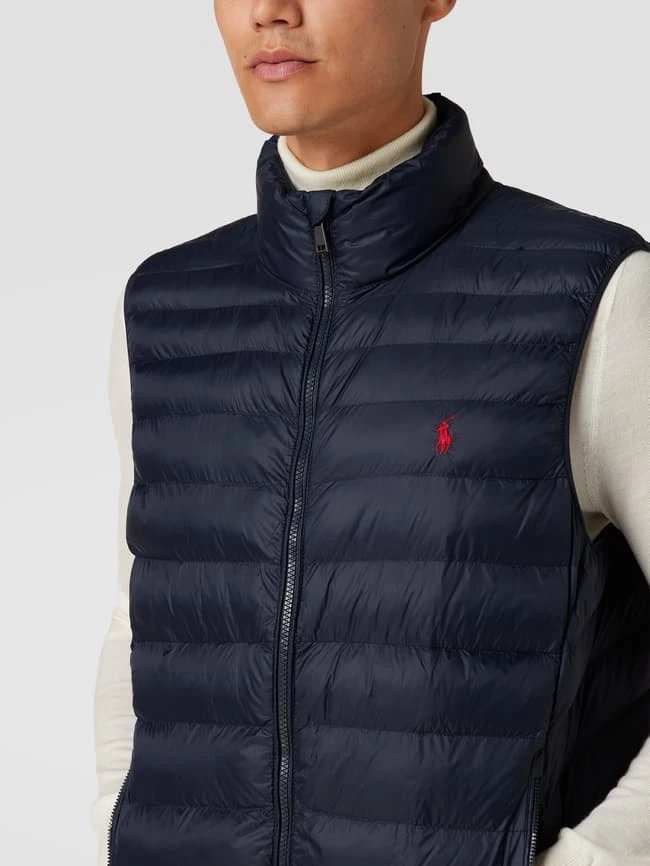 Polo Ralph Lauren Steppweste Mit Label-Stitching Modell 'TERRA' - Marineblau 3 Polo Ralph Lauren Steppweste Mit Label-Stitching Modell 'TERRA' - Marineblau – Bild 3