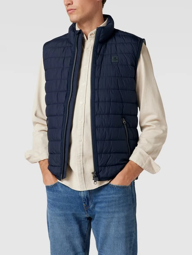 Marc O'Polo Steppweste Mit Label-Patch Modell 'Lightdown' - Marineblau 4 Marc O'Polo Steppweste Mit Label-Patch Modell 'Lightdown' - Marineblau – Bild 4