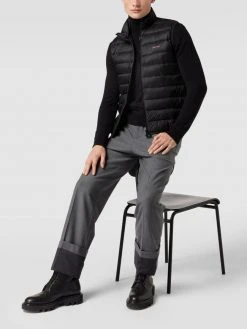 Barbour Steppweste Mit 2-Wege-Reißverschluss - Schwarz