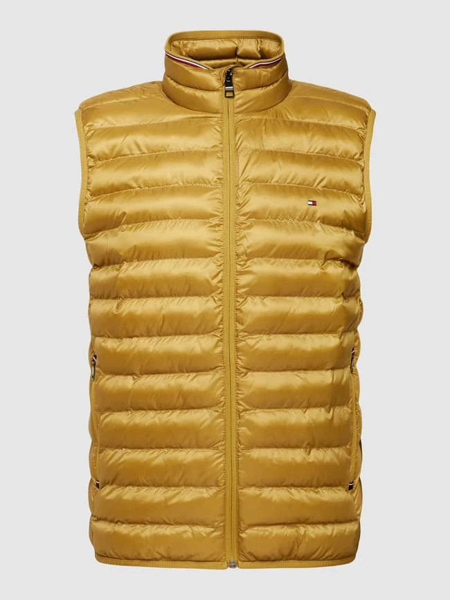 Tommy Hilfiger Steppweste Mit Logo-Stitching Modell 'PACKABLE CURCULAR VEST' - Dunkelgelb 2 Tommy Hilfiger Steppweste Mit Logo-Stitching Modell 'PACKABLE CURCULAR VEST' - Dunkelgelb – Bild 2