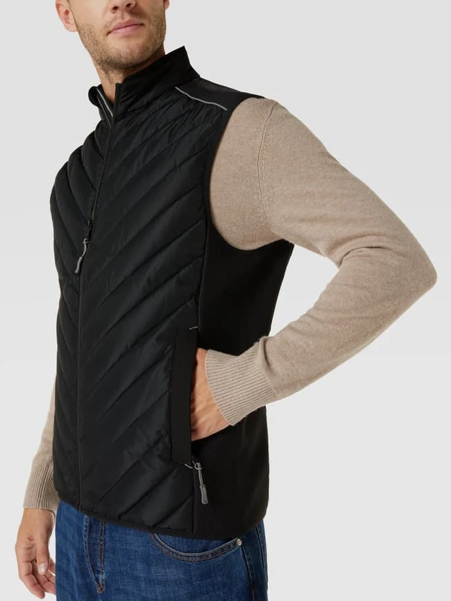 MCNEAL Steppweste Mit Reflektorstreifen - Schwarz 3 MCNEAL Steppweste Mit Reflektorstreifen - Schwarz – Bild 3