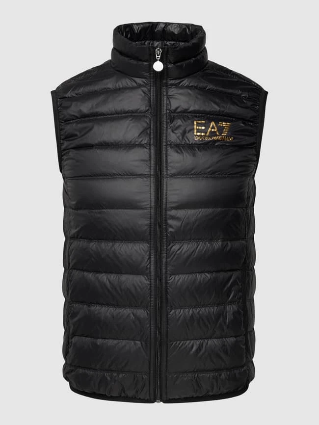 EA7 Emporio Armani Daunenweste Mit Label-Print - Schwarz 2 EA7 Emporio Armani Daunenweste Mit Label-Print - Schwarz – Bild 2