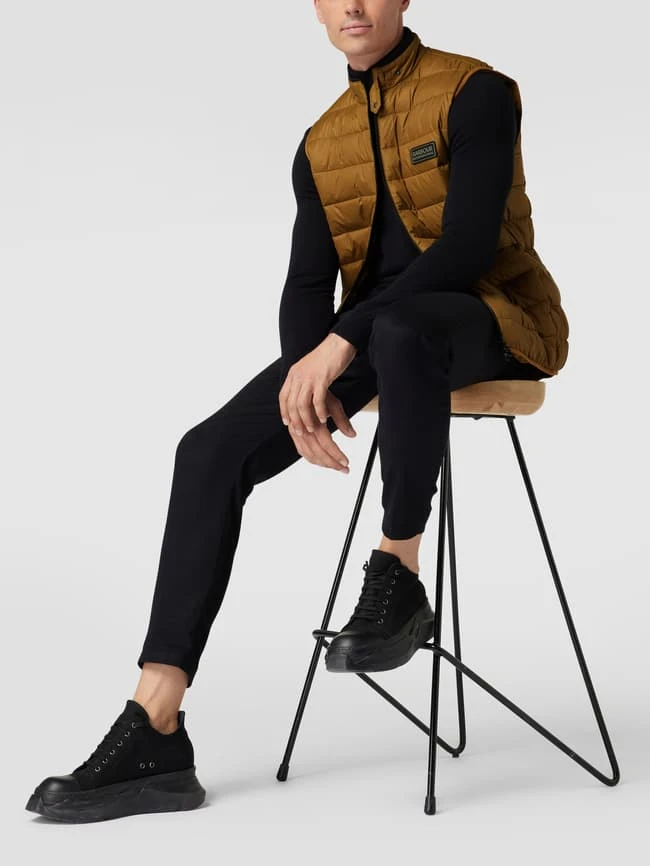 Barbour Steppweste Mit Brand-Patch - Olivgrün 1 Barbour Steppweste Mit Brand-Patch - Olivgrün