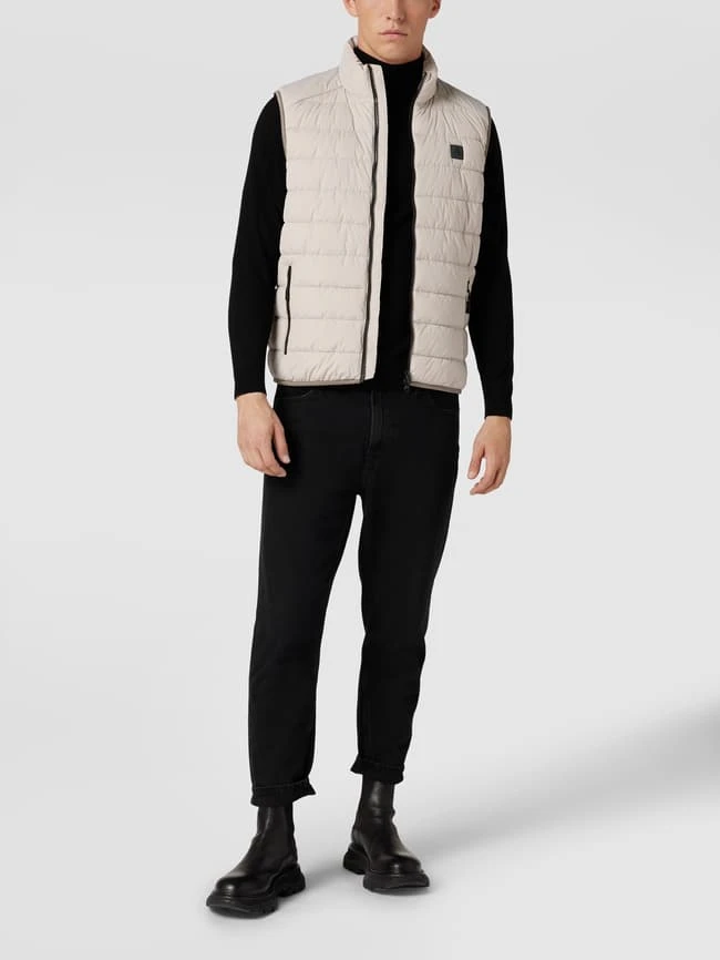 Marc O'Polo Regular Fit Steppweste Mit Label-Patch - Offwhite 1 Marc O'Polo Regular Fit Steppweste Mit Label-Patch - Offwhite