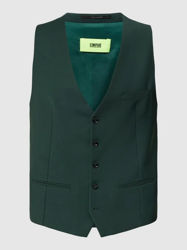 Cinque Weste Mit V-Ausschnitt Modell 'CiMonopoli' - Grün 2 Cinque Weste Mit V-Ausschnitt Modell 'CiMonopoli' - Grün – Bild 2