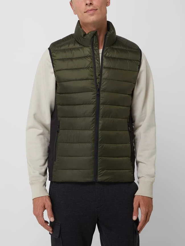 CK Calvin Klein Steppweste Mit Stehkragen - Olivgrün 4 CK Calvin Klein Steppweste Mit Stehkragen - Olivgrün – Bild 4