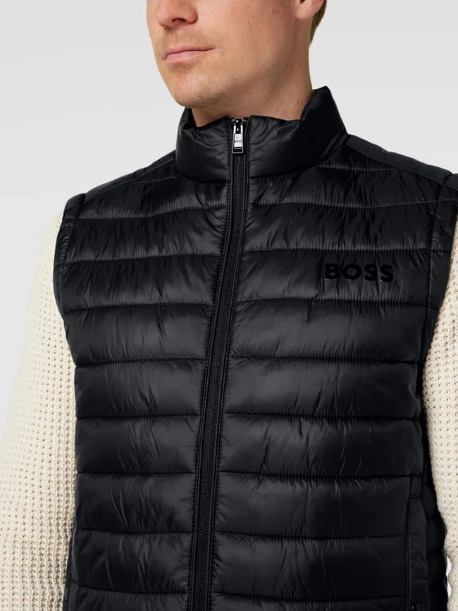 BOSS Steppweste Mit Stehkragen Modell 'Calano' - Schwarz 3 BOSS Steppweste Mit Stehkragen Modell 'Calano' - Schwarz – Bild 3