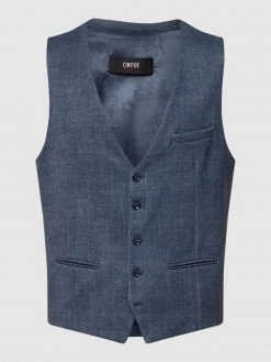 Cinque Weste Mit V-Ausschnitt Modell 'CiVitra' - Jeans