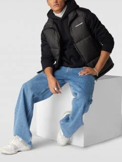 Pegador Steppweste Mit Label-Stitching Modell 'LANDIN' - Schwarz