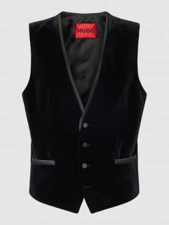 HUGO Weste Mit Eingrifftaschen - Schwarz