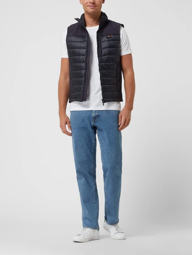 Paul & Shark Steppweste Mit Zweiwege-Reißverschluss - Marineblau 1 Paul & Shark Steppweste Mit Zweiwege-Reißverschluss - Marineblau