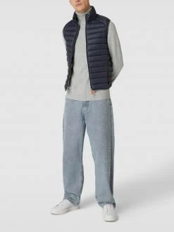 SAVE THE DUCK Steppweste Mit Logo-Detail Modell 'ADAM' - Anthrazit