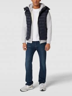 Superdry Steppweste Mit Abnehmbarer Kapuze - Dunkelblau