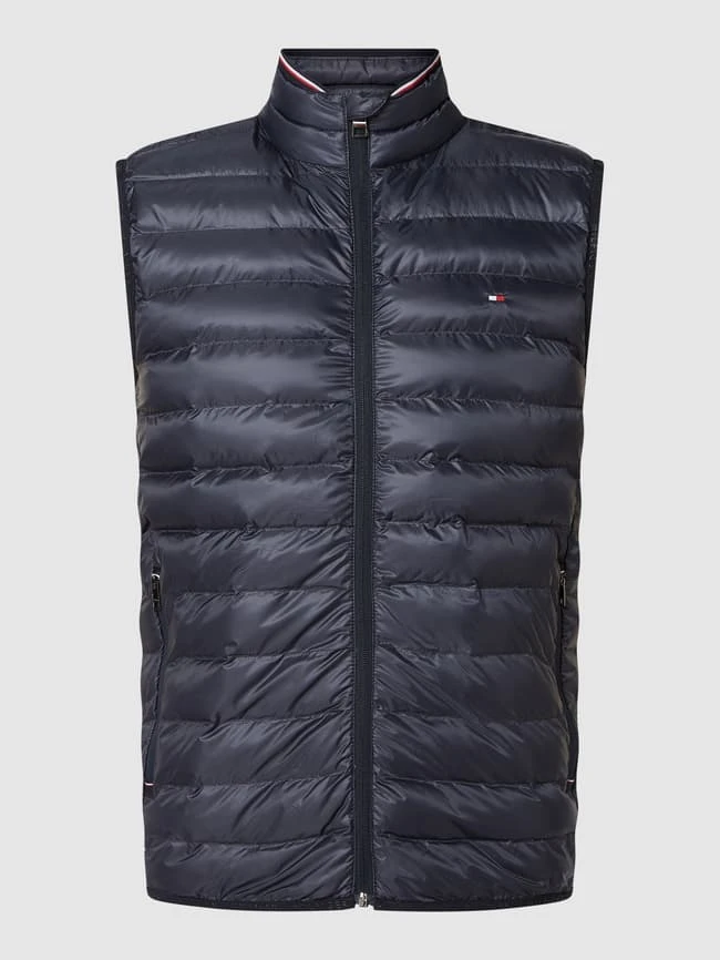 Tommy Hilfiger Steppweste Mit Stehkragen - Wasserabweisend - Marineblau 1 Tommy Hilfiger Steppweste Mit Stehkragen - Wasserabweisend - Marineblau