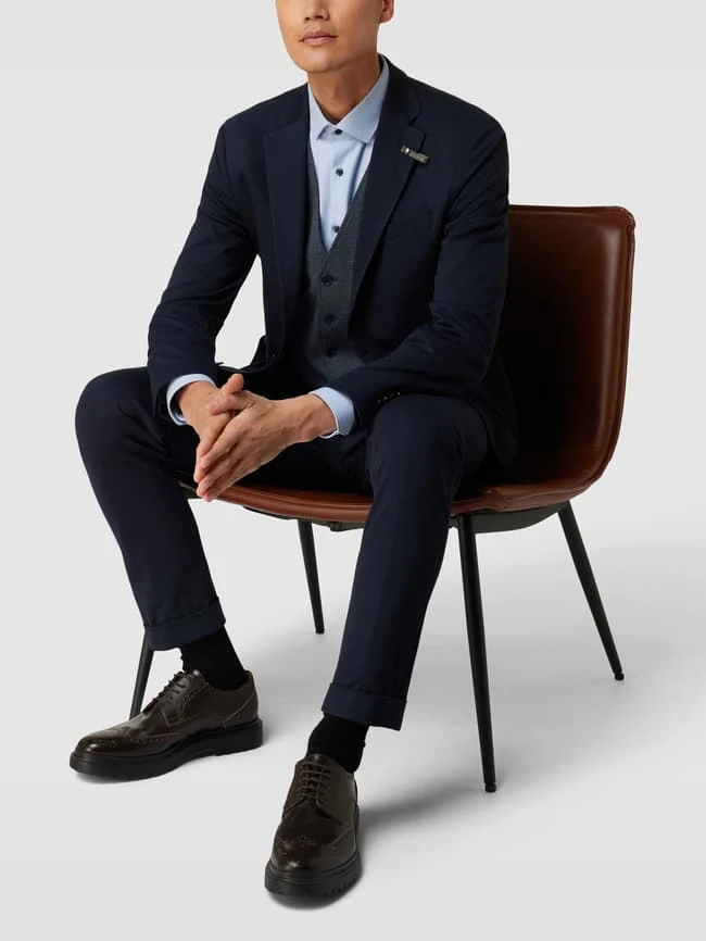 MCNEAL Weste Mit V-Ausschnitt - Blau 1 MCNEAL Weste Mit V-Ausschnitt - Blau