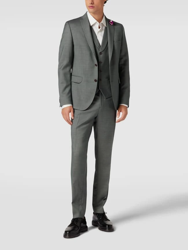 CG - Club Of Gents Weste Mit Schalkragen - Grün 1 CG - Club Of Gents Weste Mit Schalkragen - Grün