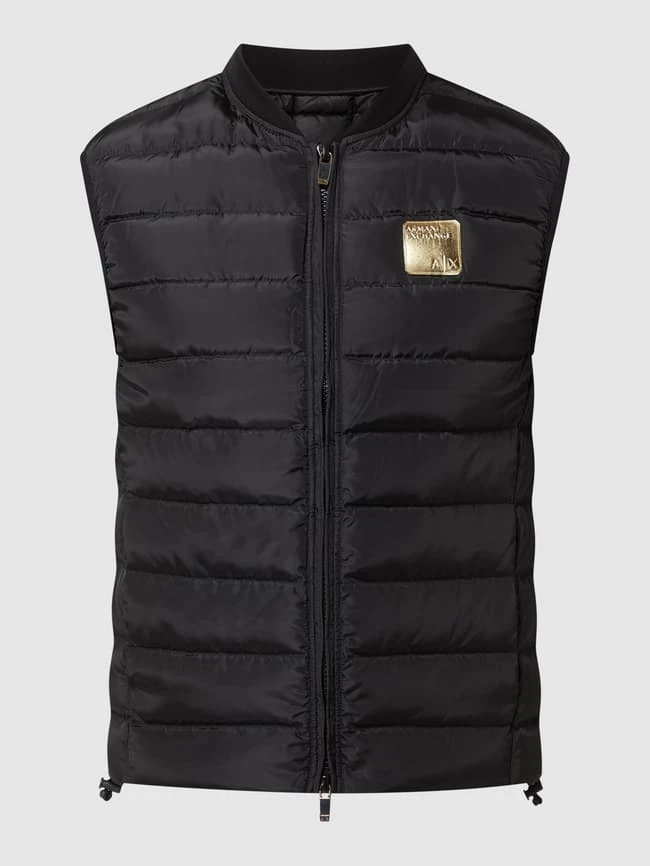 ARMANI EXCHANGE Daunenweste Mit Zweiwege-Reißverschluss - Schwarz 2 ARMANI EXCHANGE Daunenweste Mit Zweiwege-Reißverschluss - Schwarz – Bild 2
