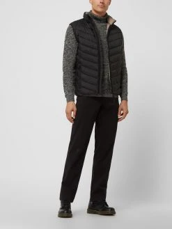 Tom Tailor Light-Steppweste Mit Reißverschlusstaschen - Schwarz