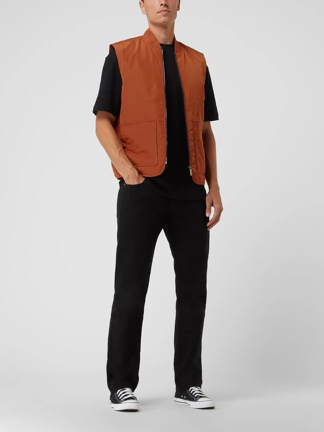 CK Calvin Klein Weste Mit Stehkragen - Dunkel Orange 1 CK Calvin Klein Weste Mit Stehkragen - Dunkel Orange