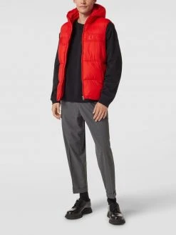 Tommy Hilfiger Steppweste Mit Label-Print Modell 'LOFT' - Orange