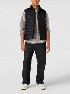 Polo Ralph Lauren Steppweste Mit Label-Stitching Modell 'TERRA' - Schwarz