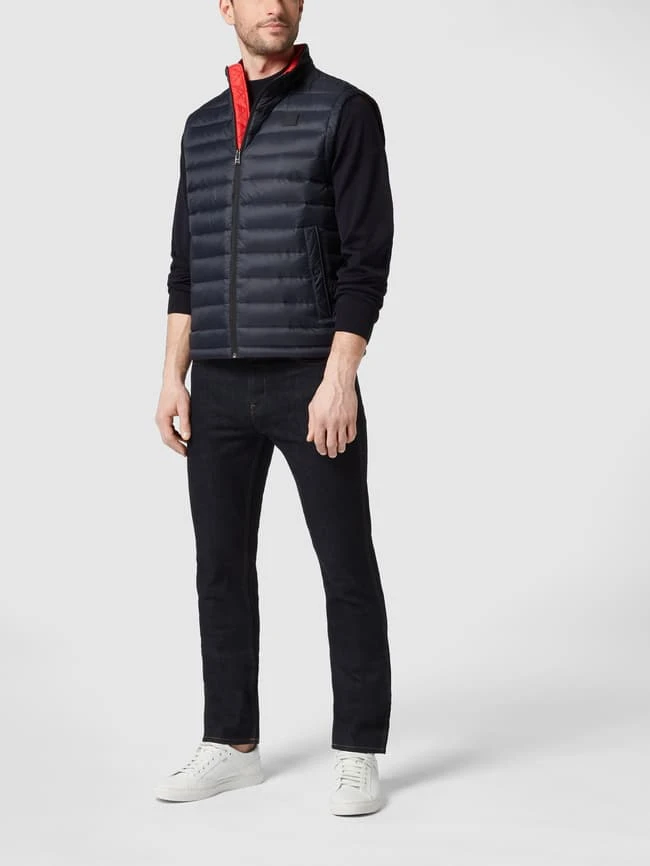 BOSS Steppweste Mit Eingrifftaschen Modell 'Chroma' - Marineblau 1 BOSS Steppweste Mit Eingrifftaschen Modell 'Chroma' - Marineblau