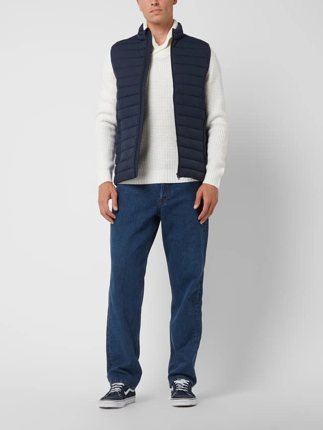 Jack & Jones Steppweste Mit Reißverschlusstaschen - Marineblau 1 Jack & Jones Steppweste Mit Reißverschlusstaschen - Marineblau