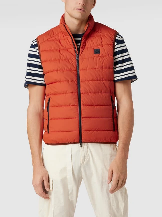 Marc O'Polo Steppweste Mit Logo-Patch - Orange 4 Marc O'Polo Steppweste Mit Logo-Patch - Orange – Bild 4