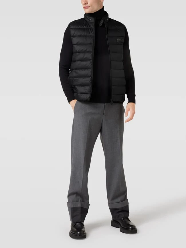 Barbour Steppweste Mit Brand-Patch - Schwarz 1 Barbour Steppweste Mit Brand-Patch - Schwarz