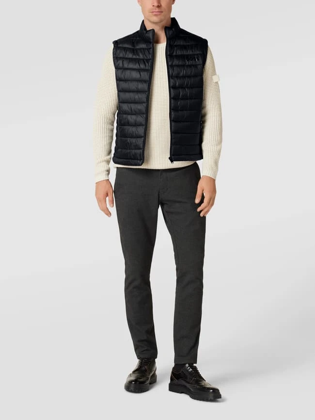 BOSS Steppweste Mit Stehkragen Modell 'Calano' - Schwarz 1 BOSS Steppweste Mit Stehkragen Modell 'Calano' - Schwarz