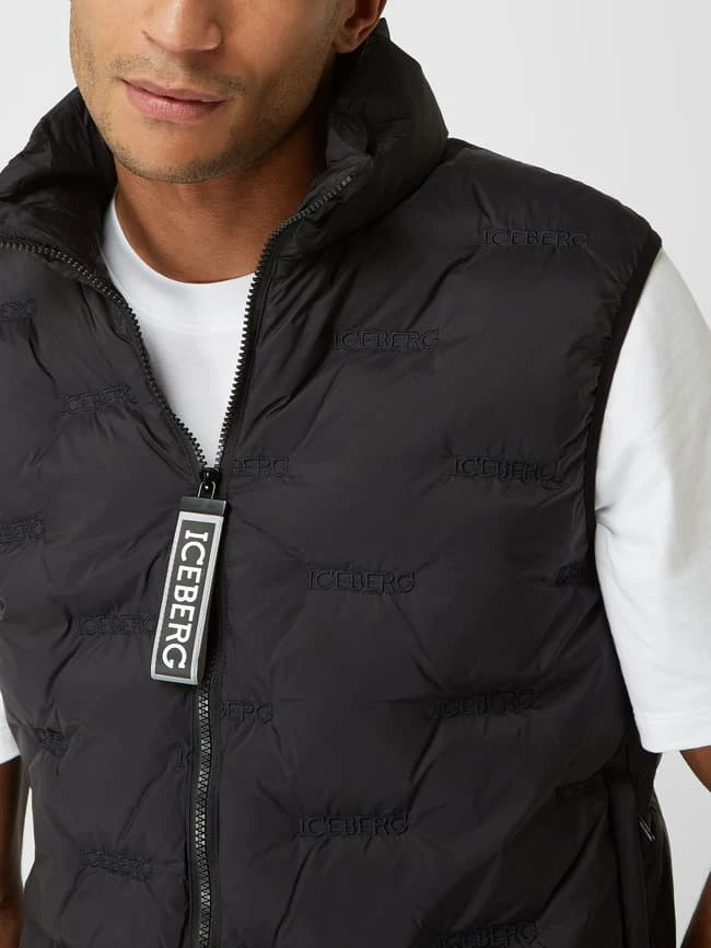 Iceberg Steppweste Mit Logo-Muster - Schwarz 3 Iceberg Steppweste Mit Logo-Muster - Schwarz – Bild 3