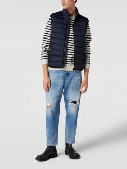 Marc O'Polo Steppweste Mit Stehkragen - Marineblau