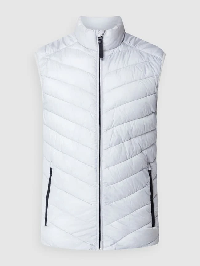 Tom Tailor Light-Steppweste Mit Reißverschlusstaschen - Hellgrau 2 Tom Tailor Light-Steppweste Mit Reißverschlusstaschen - Hellgrau – Bild 2