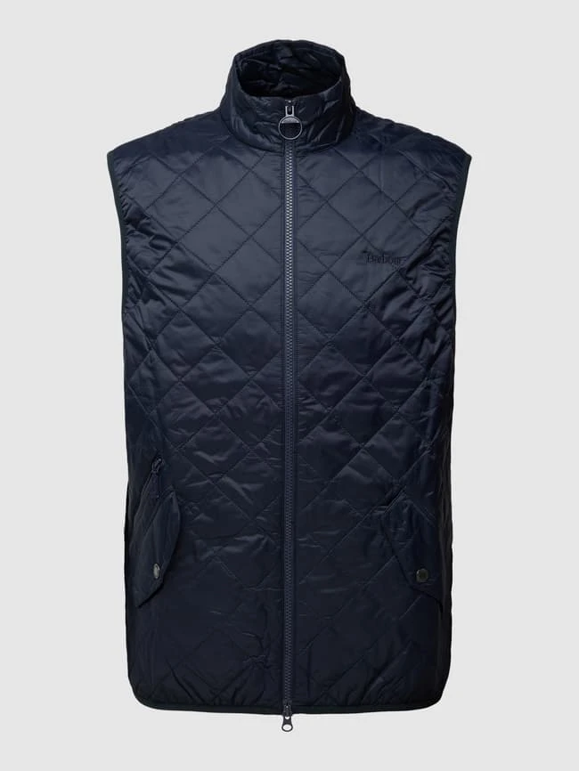 Barbour Steppweste Mit Label-Stitching Modell 'CHELSEA GILET' - Marineblau 2 Barbour Steppweste Mit Label-Stitching Modell 'CHELSEA GILET' - Marineblau – Bild 2