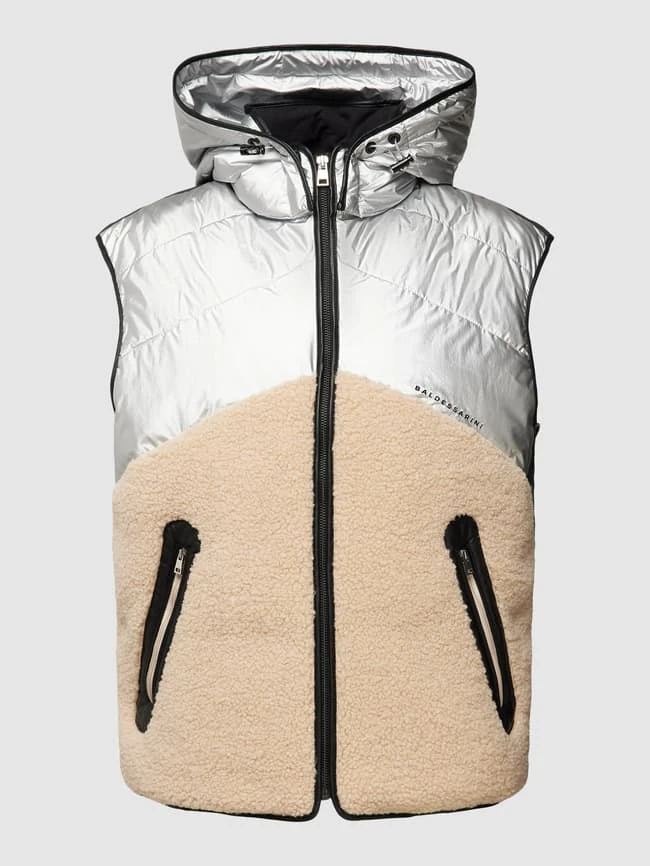 Baldessarini Steppweste Mit Teddyfellbesatz Modell 'Lenny' - Silber 2 Baldessarini Steppweste Mit Teddyfellbesatz Modell 'Lenny' - Silber – Bild 2
