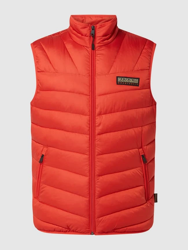Napapijri Regular Fit Steppweste Mit Stehkragen Modell 'Aerons' - Rot 2 Napapijri Regular Fit Steppweste Mit Stehkragen Modell 'Aerons' - Rot – Bild 2