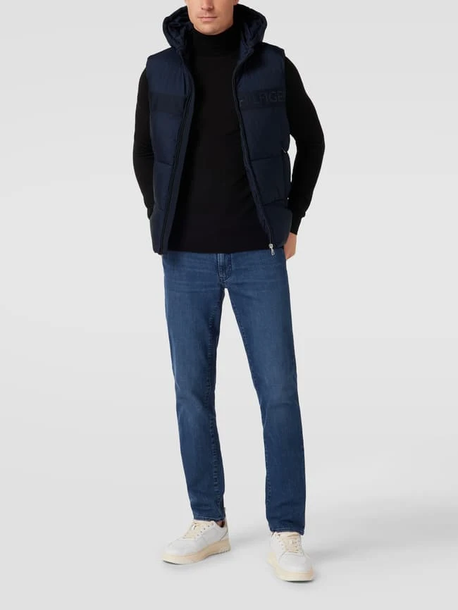 Tommy Hilfiger Steppweste Mit Label-Print Modell 'LOFT' - Marineblau 1 Tommy Hilfiger Steppweste Mit Label-Print Modell 'LOFT' - Marineblau